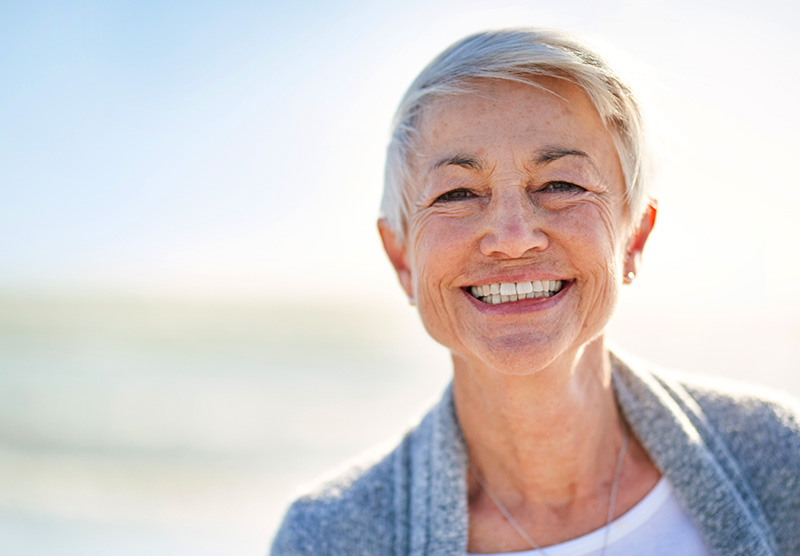 Smiling woman